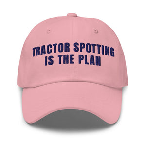 Furrow & Fields Pink Tractor Spotting Is the Plan | Classic Dad Hat Quality Farmers Merch
