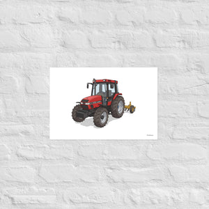 Furrow & Fields Poster Case IH 4240 XL Pro | Poster Quality Farmers Merch