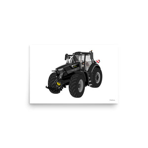 Furrow & Fields Poster Deutz-Fahr 7250 TTV Warrior Edition | Poster Quality Farmers Merch