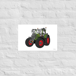 Furrow & Fields Poster Fendt 620 Vario | Poster Quality Farmers Merch