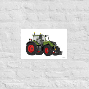 Furrow & Fields Poster Fendt 728 Vario | Poster Quality Farmers Merch