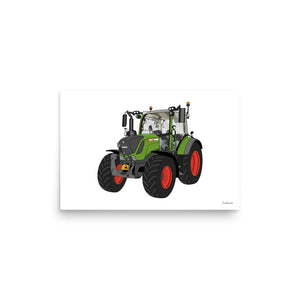 Furrow & Fields Poster Fendt Vario 313 | Poster Quality Farmers Merch