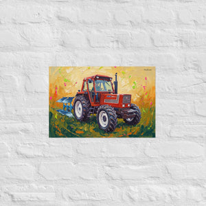 Furrow & Fields Poster Fiat 1880 Splash Art | Poster Quality Farmers Merch
