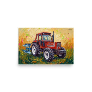 Furrow & Fields Poster Fiat 1880 Splash Art | Poster Quality Farmers Merch