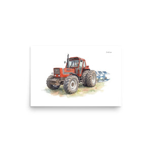 Furrow & Fields Poster Fiat 1880 Watercolor | Poster Quality Farmers Merch