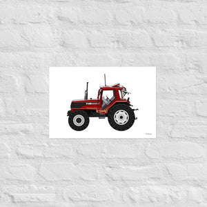 Furrow & Fields Poster FIAT F140 Turbo | Poster Quality Farmers Merch
