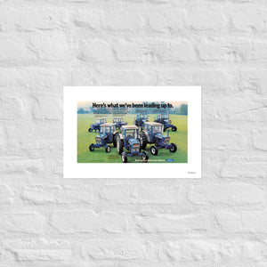 Furrow & Fields Poster Ford '000 Series Advert | Poster Quality Farmers Merch