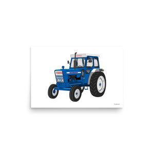 Furrow & Fields Poster Ford 5000 | Poster Quality Farmers Merch