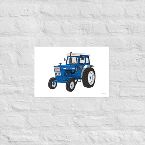 Furrow & Fields Poster Ford 5000 | Poster Quality Farmers Merch