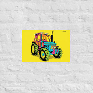 Furrow & Fields Poster Ford 5610 Force II Pop Art | Poster Quality Farmers Merch