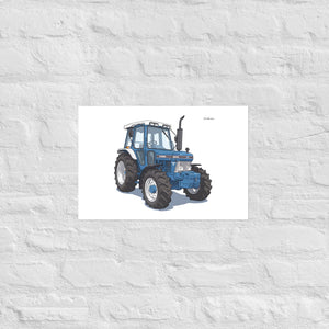 Furrow & Fields Poster Ford 5610 Force II | Poster Quality Farmers Merch