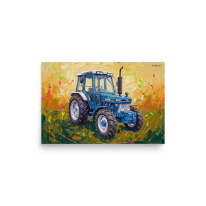 Furrow & Fields Poster Ford 5610 Force II Splash Art | Poster Quality Farmers Merch