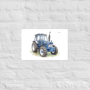 Furrow & Fields Poster Ford 5610 Force II Watercolor | Poster Quality Farmers Merch