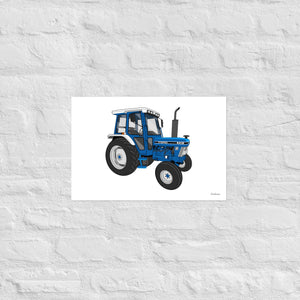 Furrow & Fields Poster Ford 6410 2WD | Poster Quality Farmers Merch