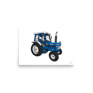 Furrow & Fields Poster Ford 6410 2WD | Poster Quality Farmers Merch