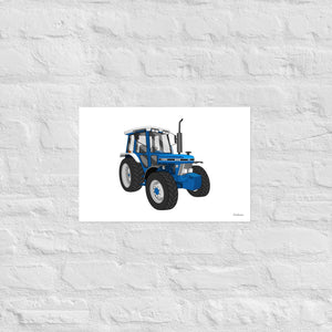 Furrow & Fields Poster Ford 6410 4WD | Poster Quality Farmers Merch