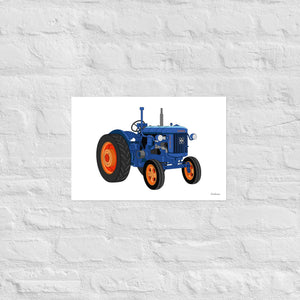Furrow & Fields Poster Fordson E27N L4 | Poster Quality Farmers Merch