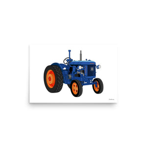 Furrow & Fields Poster Fordson E27N L4 | Poster Quality Farmers Merch