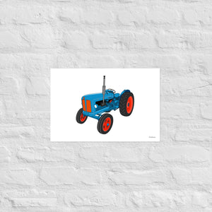 Furrow & Fields Poster Fordson Super Dexta | Poster Quality Farmers Merch