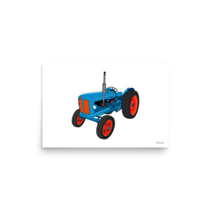Furrow & Fields Poster Fordson Super Dexta | Poster Quality Farmers Merch