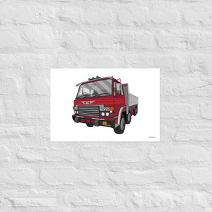 Furrow & Fields Poster Hino FY Tipper | Poster Quality Farmers Merch