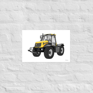 Furrow & Fields Poster JCB Fastrac 2170 | Poster Quality Farmers Merch