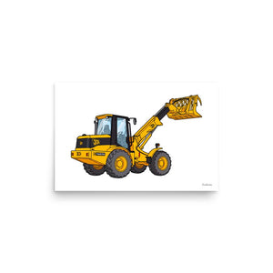 Furrow & Fields Poster JCB TM 270 | Poster Quality Farmers Merch