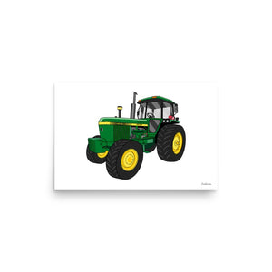 Furrow & Fields Poster John Deere 4240 | Poster Quality Farmers Merch