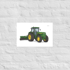 Furrow & Fields Poster John Deere 4955 | Poster Quality Farmers Merch