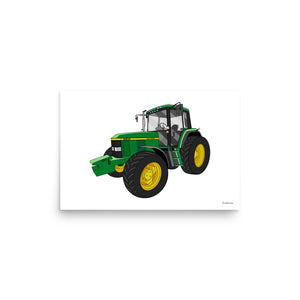 Furrow & Fields Poster John Deere 6900 | Poster Quality Farmers Merch
