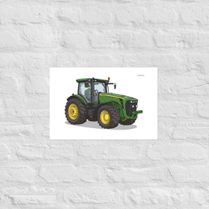 Furrow & Fields Poster John Deere 8345R | Poster Quality Farmers Merch