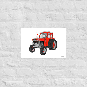 Furrow & Fields Poster Massey Ferguson 165 | Poster Quality Farmers Merch