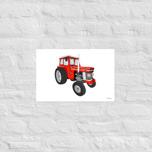 Furrow & Fields Poster Massey Ferguson 185 | Poster Quality Farmers Merch