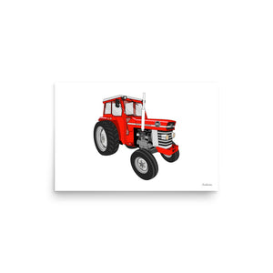 Furrow & Fields Poster Massey Ferguson 185 | Poster Quality Farmers Merch