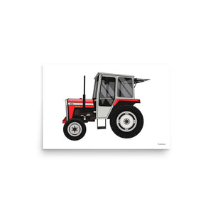 Furrow & Fields Poster Massey Ferguson 240 | Poster Quality Farmers Merch