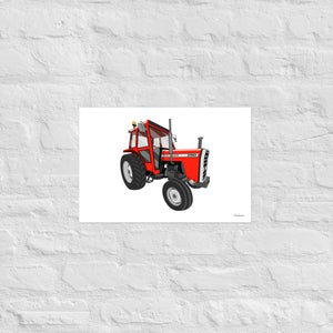 Furrow & Fields Poster Massey Ferguson 290 | Poster Quality Farmers Merch