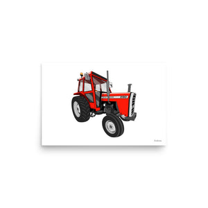 Furrow & Fields Poster Massey Ferguson 290 | Poster Quality Farmers Merch
