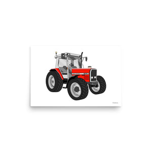 Furrow & Fields Poster Massey Ferguson 3075 | Poster Quality Farmers Merch