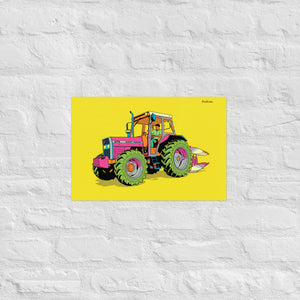 Furrow & Fields Poster Massey Ferguson 375 Pop Art | Poster Quality Farmers Merch