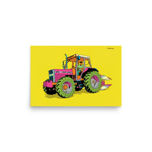 Furrow & Fields Poster Massey Ferguson 375 Pop Art | Poster Quality Farmers Merch