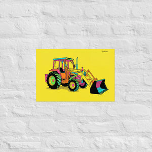 Furrow & Fields Poster Massey Ferguson 50E Pop Art | Poster Quality Farmers Merch