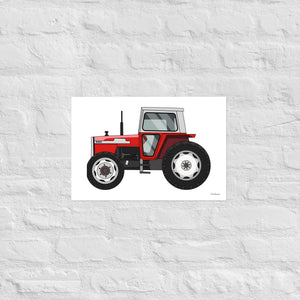 Furrow & Fields Poster Massey Ferguson 590 | Poster Quality Farmers Merch