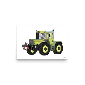 Furrow & Fields Poster MB Trac 1300 | Poster Quality Farmers Merch