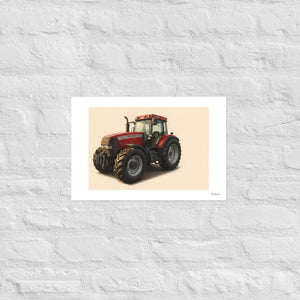 Furrow & Fields Poster McCormick MTX 150 Signature Edition Oil Painting | Poster Quality Farmers Merch