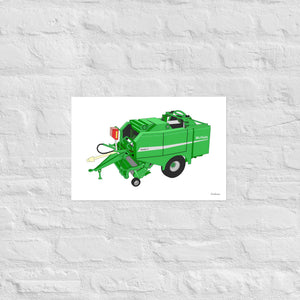Furrow & Fields Poster McHale Fusion 2 Big Baler | Poster Quality Farmers Merch