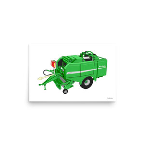 Furrow & Fields Poster McHale Fusion 2 Big Baler | Poster Quality Farmers Merch