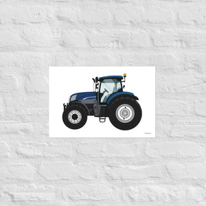 Furrow & Fields Poster New Holland T7.210 | Poster Quality Farmers Merch