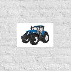 Furrow & Fields Poster New Holland The 7040-1 | Poster Quality Farmers Merch