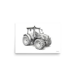 Furrow & Fields Poster SAME Explorer 105 (Stage V) Pencil Sketch | Poster Quality Farmers Merch