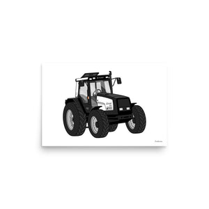 Furrow & Fields Poster Valmet Mega 8600 | Poster Quality Farmers Merch